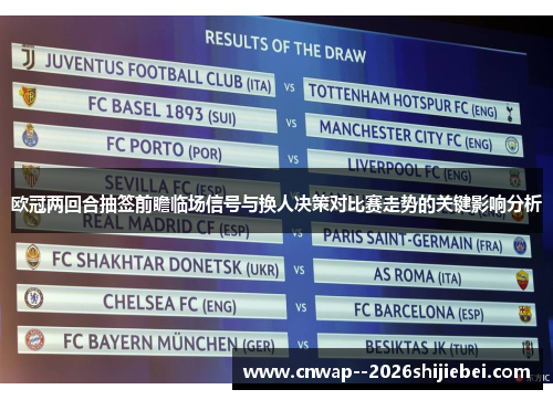 欧冠两回合抽签前瞻临场信号与换人决策对比赛走势的关键影响分析 欧冠两回合抽签前瞻临场信号与换人决策对比赛走势的关键影响分析