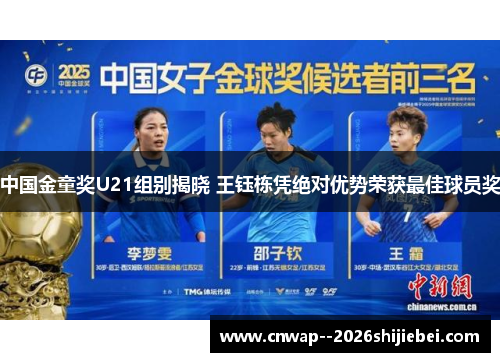 中国金童奖U21组别揭晓 王钰栋凭绝对优势荣获最佳球员奖