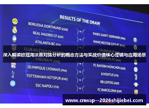 深入解读欧冠淘汰赛对阵分析的概念方法与实战价值核心逻辑与应用场景 深入解读欧冠淘汰赛对阵分析的概念方法与实战价值核心逻辑与应用场景